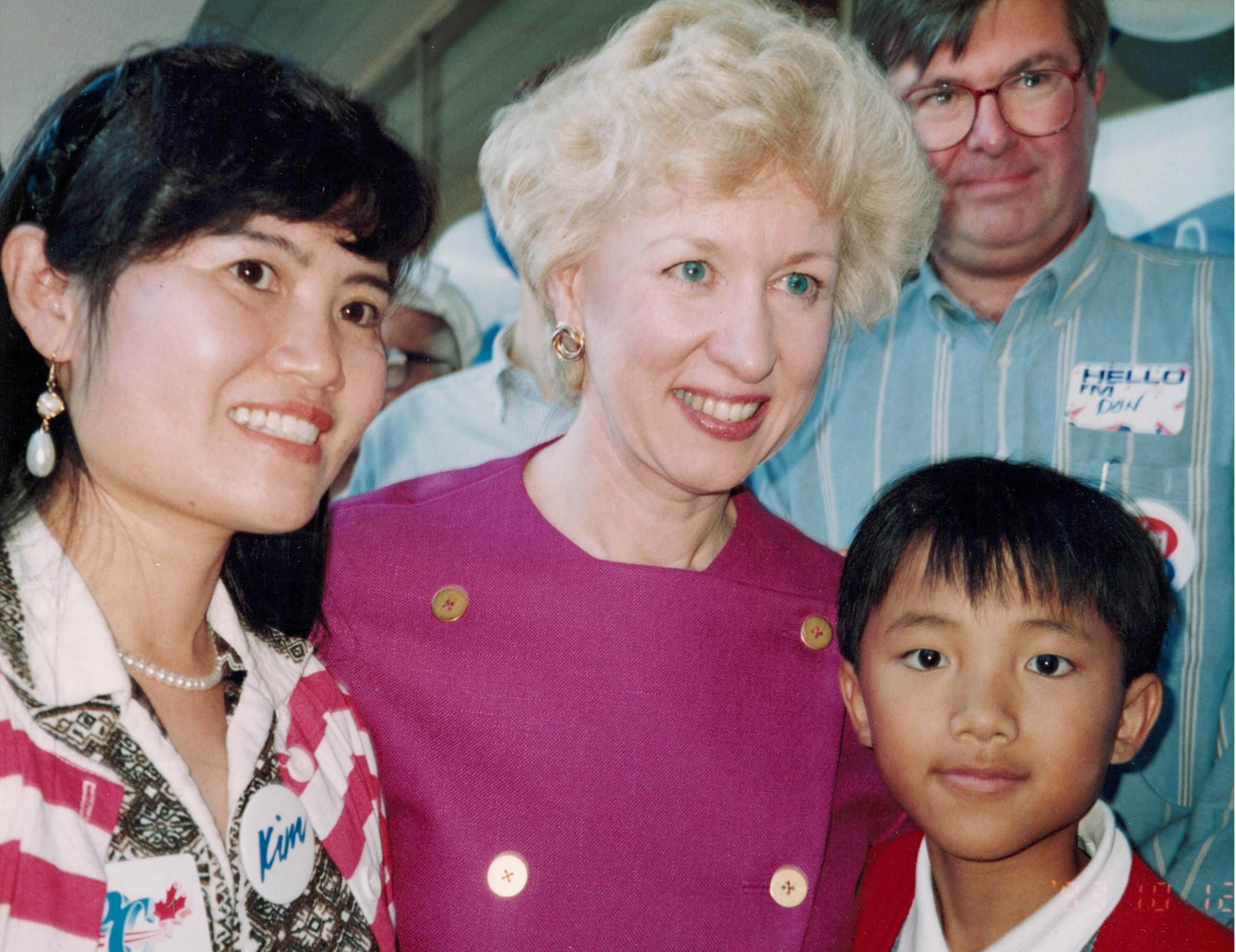 Kim Campbell PC Party Leader and Amy Huang 1993